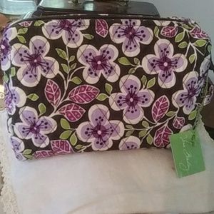 Vera Bradley large cosmetic bag